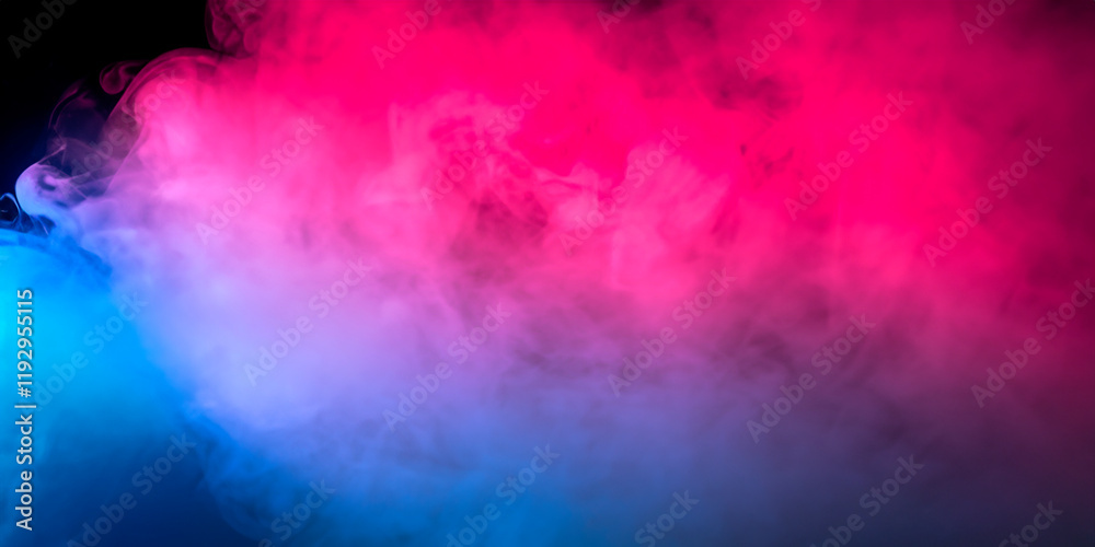Abstract colorful background with smoke and lighting effects from behind background light Abstract colorful background with smoke and lighting effects from behind background light