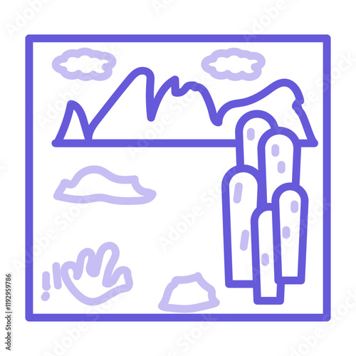 Sand Dunes Icon