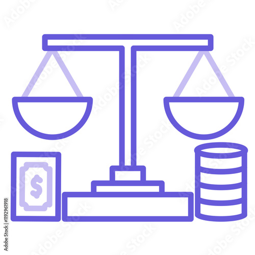 Fraudulent Scales of Justice Icon