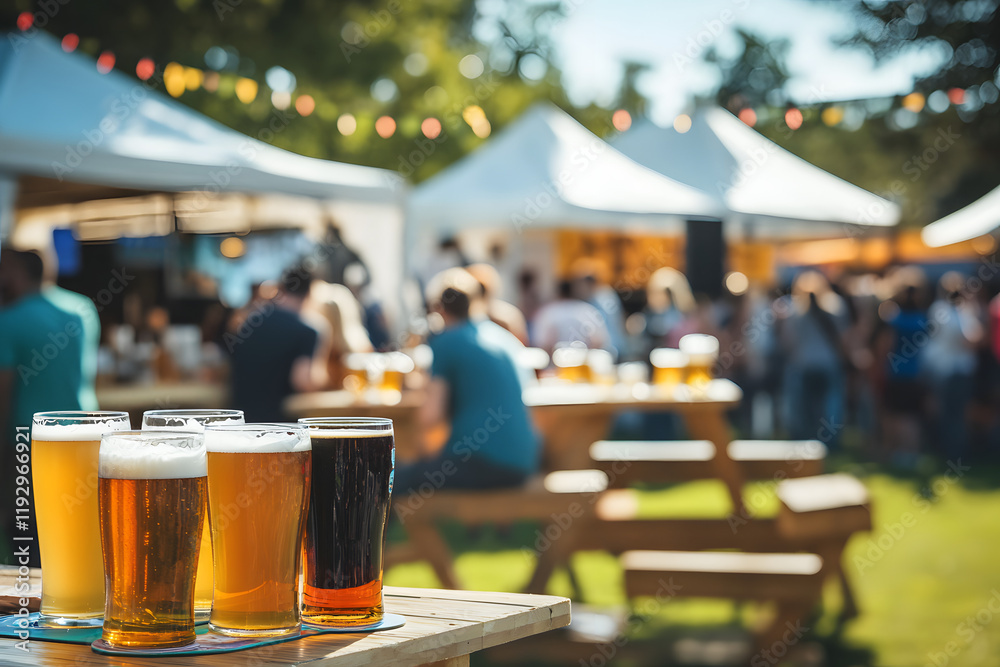 Outdoor Craft Beer Festival Celebrating Artisan Brewing Culture Outdoor Craft Beer Festival Celebrating Artisan Brewing Culture