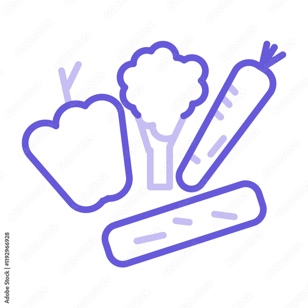 Vegetable Icon Vegetable Icon