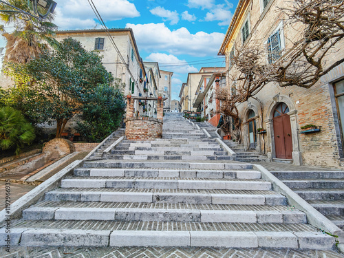 Fotografi Corinaldo, Italy - listed among the most beautiful villages in Italy, Corinaldo