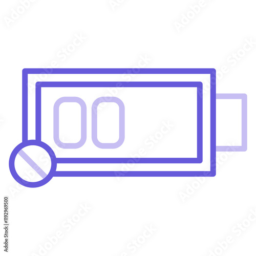Empty Battery Icon