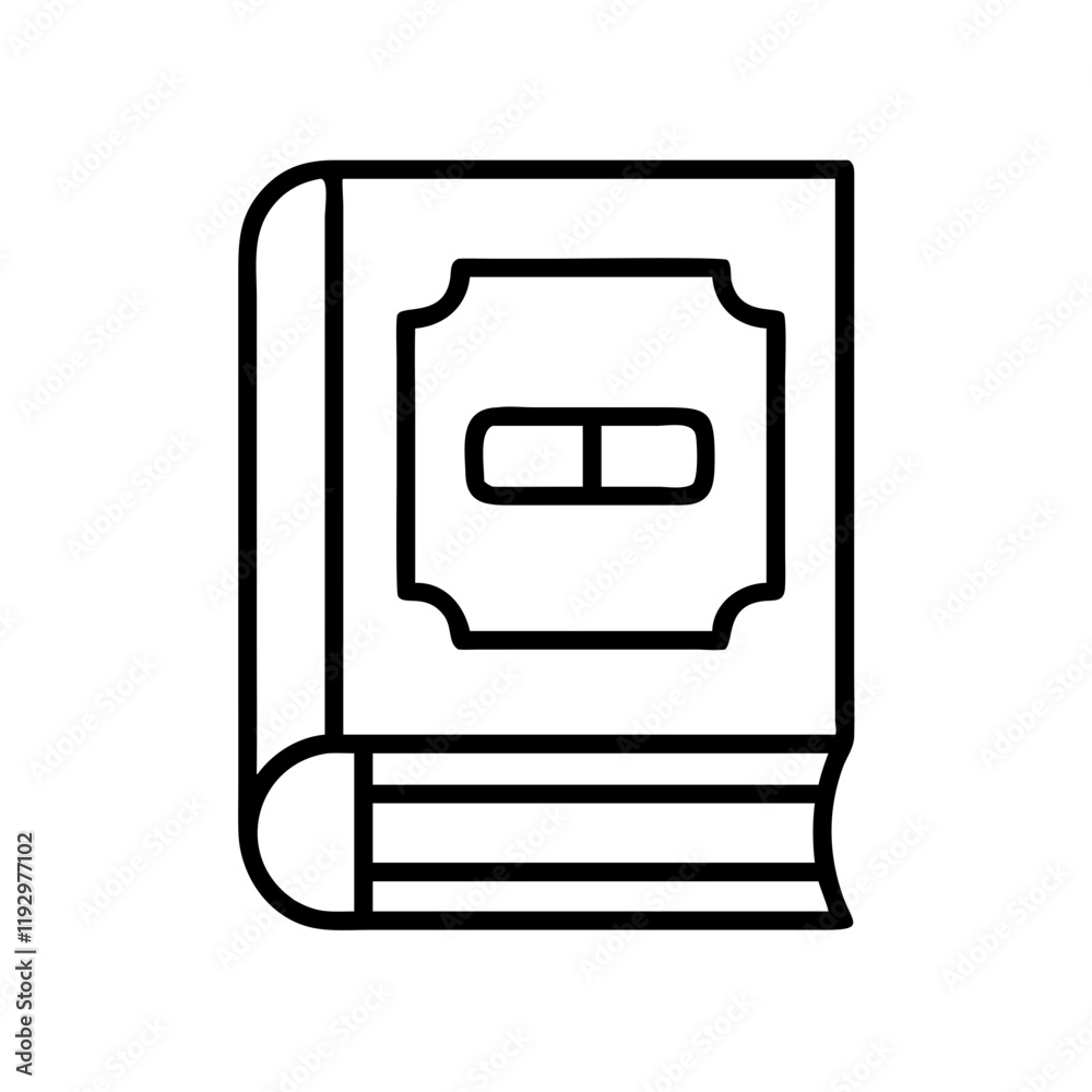 antique book spine icon, antique book spine line art - simple line art of antique book spine, perfect for antique book spine logos and icons and themed design antique book spine icon, antique book spine line art - simple line art of antique book spine, perfect for antique book spine logos and icons and themed design