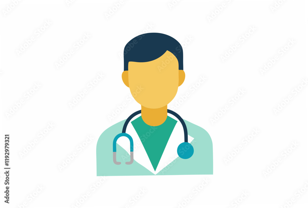 Fototapeta premium doctor with a stethoscope