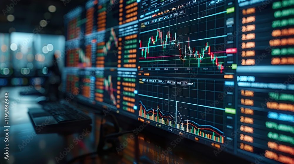 Business Financial Trading Investment concept Business Financial Trading Investment concept