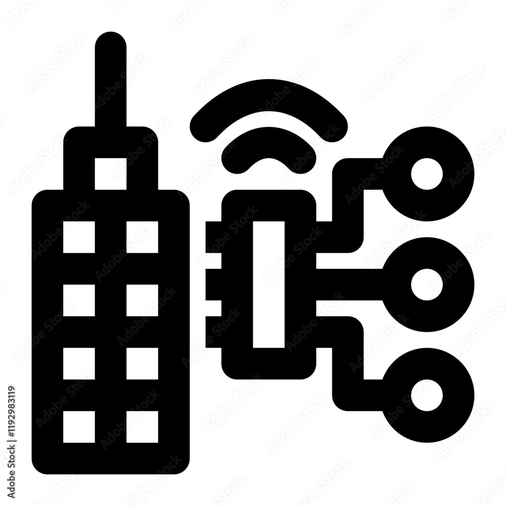 smart erp, iot erp, internet of things, enterprise resource planning, erp outline icon smart erp, iot erp, internet of things, enterprise resource planning, erp outline icon