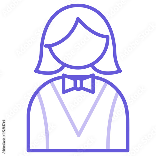 Female Croupier Icon