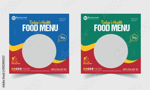 Food Social Media Post Template