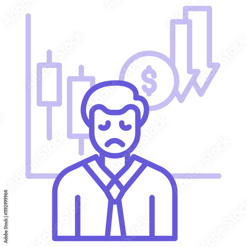 Businessman Sad Icon