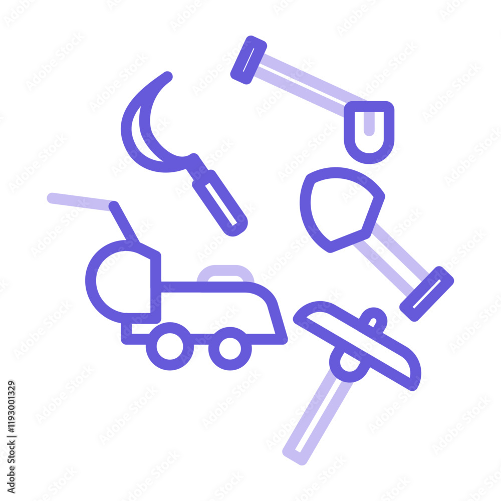 Garden Tools Icon Garden Tools Icon