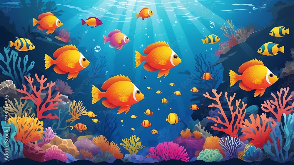 Modern and abstract vector design