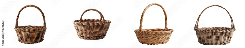 Collection of basket isolated on a white background as transparent PNG
Collection of basket isolated on a white background as transparent PNG
