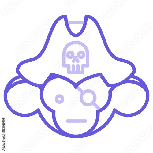 Pirate Monkey Icon