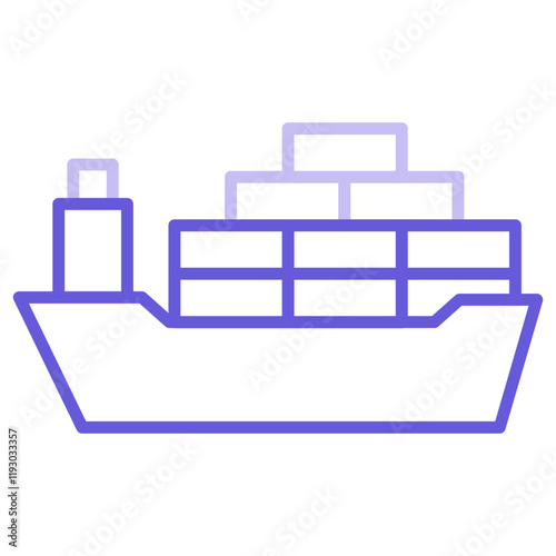 Cargo Ship Icon