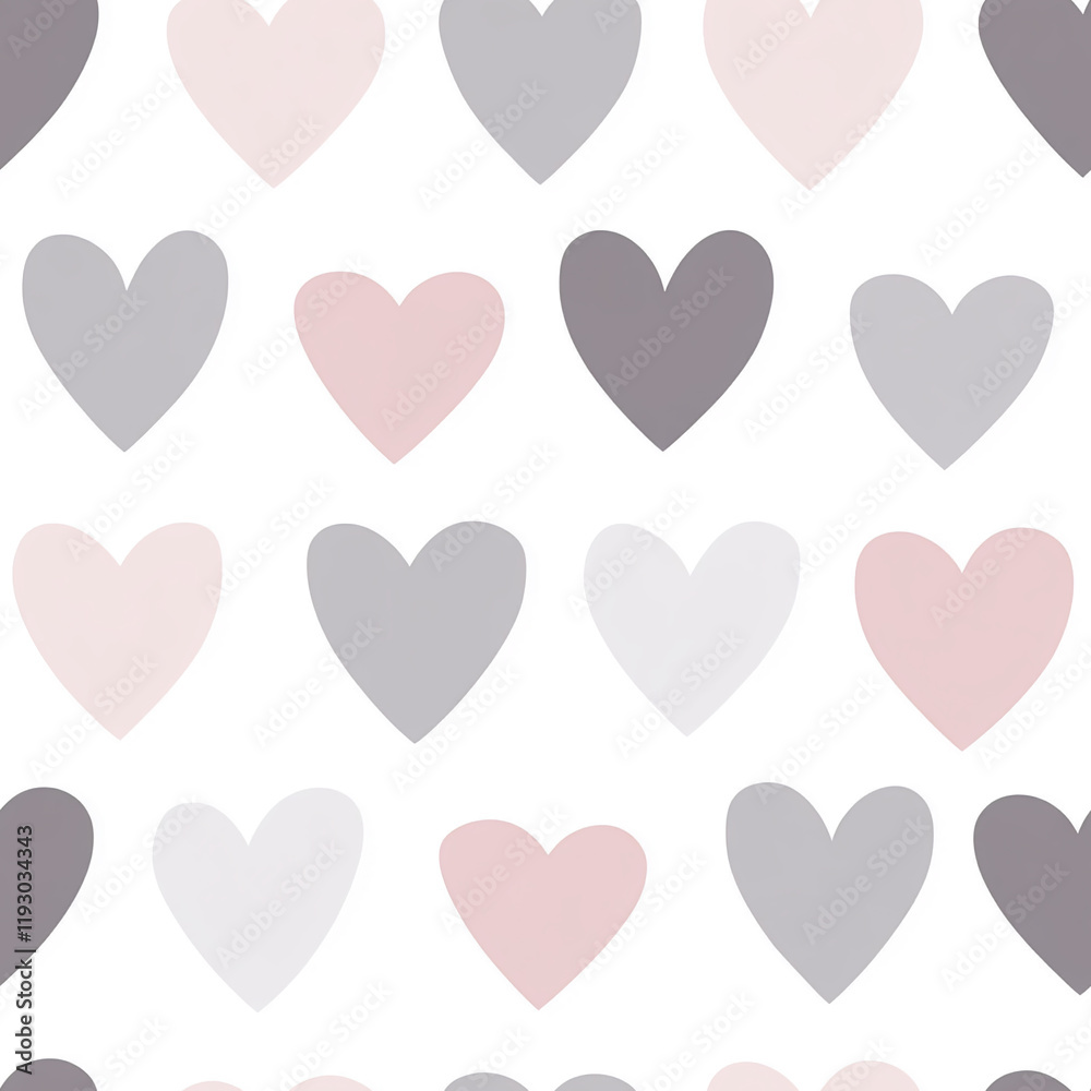 Minimalist heart pattern texture in soft pastel shades Minimalist heart pattern texture in soft pastel shades