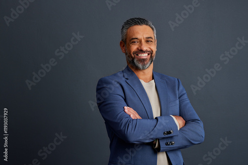 Portrait of confident mature business man
