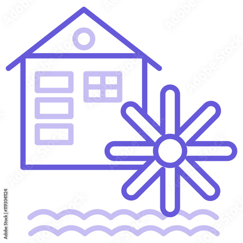 Water Mill Icon
