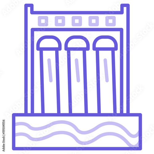 Hydroelectricity Icon