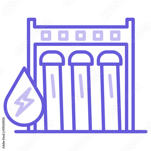 Hydro Power Icon