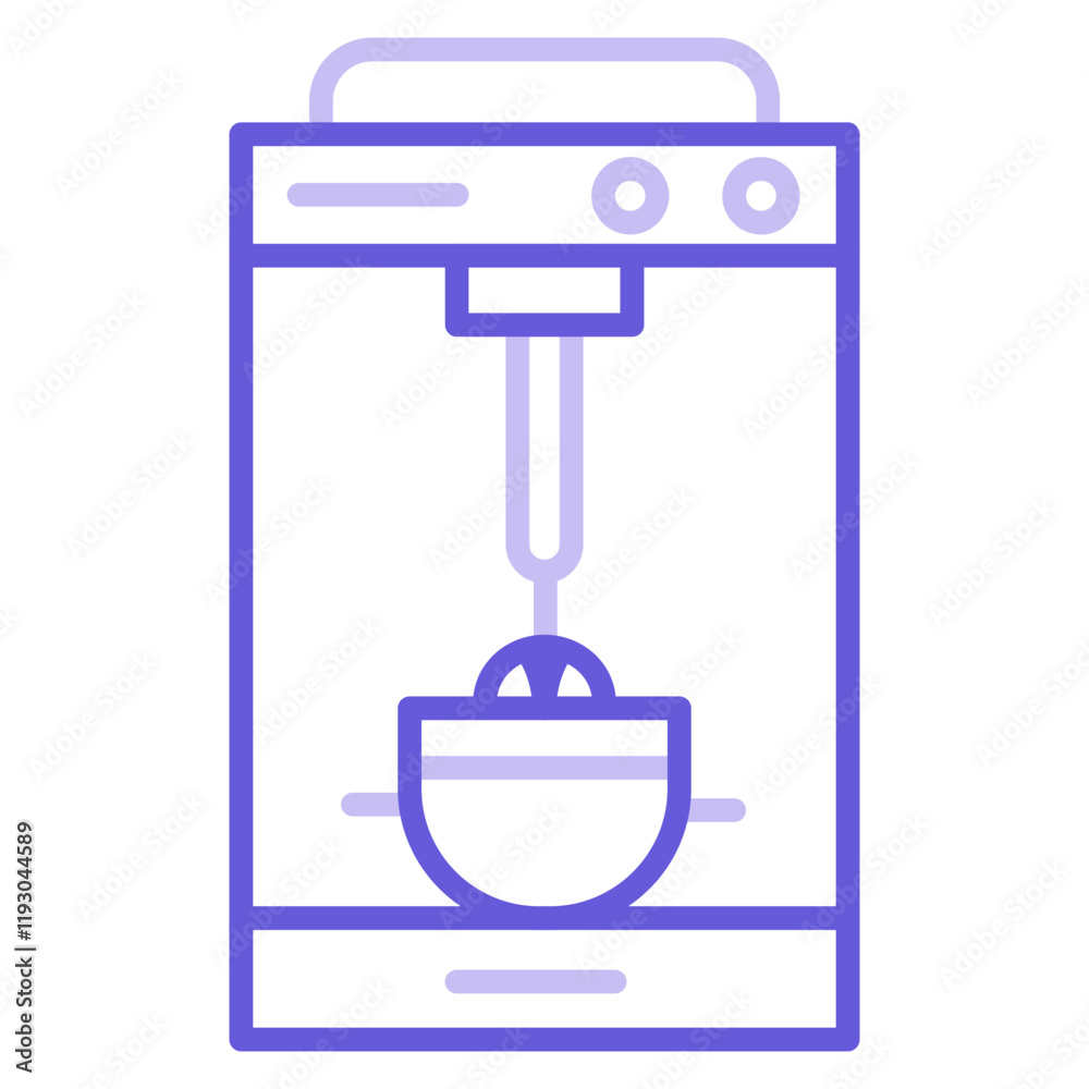 Obraz premium Coffee Mixing Icon