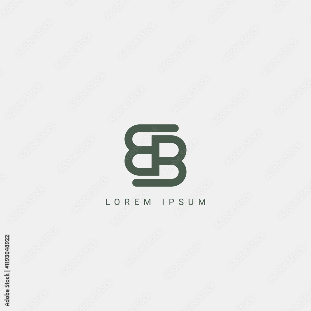 Abstract BB BB or B letter simple style business logo design vector template Abstract BB BB or B letter simple style business logo design vector template
