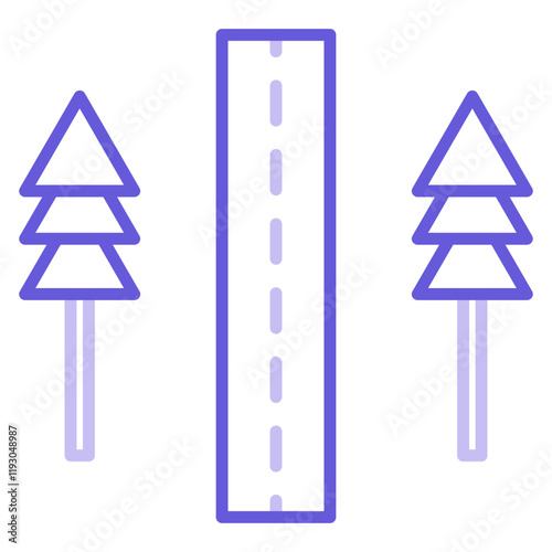 Unsealed Road Icon