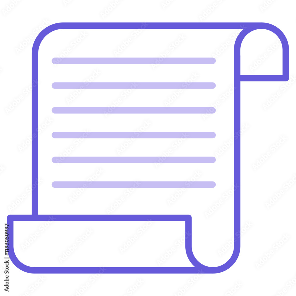 Fototapeta premium Papyrus Icon