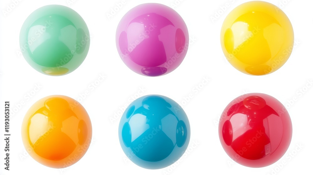 Collection of colorful balloons isolated on a white background. Collection of colorful balloons isolated on a white background.
