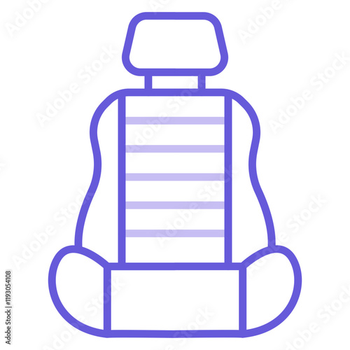 Racing Car Seat Icon