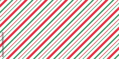 Christmas stripe candy cane seamless pattern background vector illustration