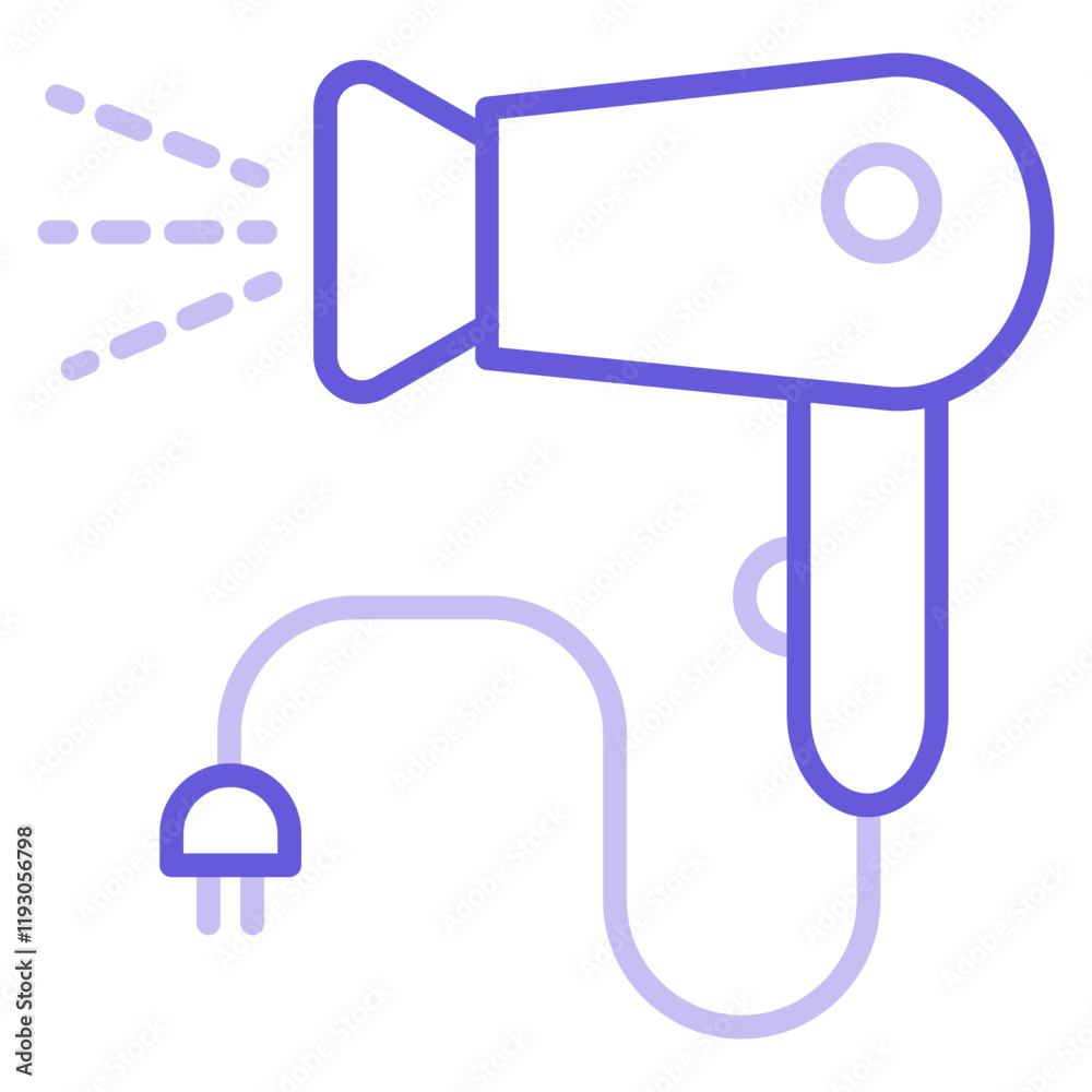 Hair Dryer Icon Hair Dryer Icon