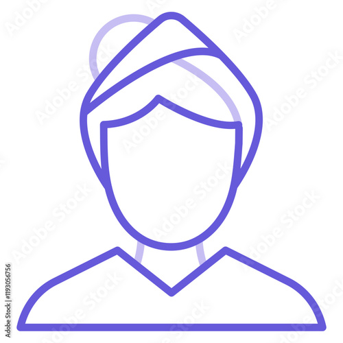 Head Towel Icon