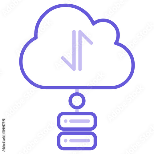 Cloud Hosting Icon