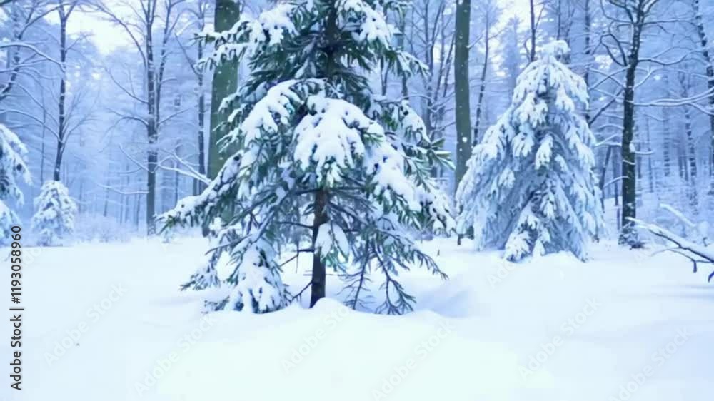 snow falling in slow motion in forest with fir tree, snow blizzard, natural seasonal winter scene
snow falling in slow motion in forest with fir tree, snow blizzard, natural seasonal winter scene