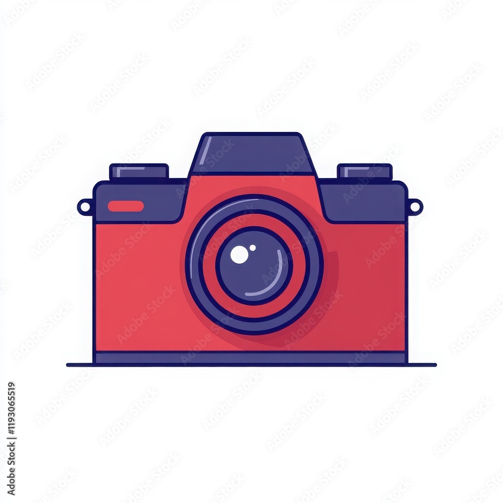 A vibrant illustration of a retro camera showcasing creativity and passion for photography. A vibrant illustration of a retro camera showcasing creativity and passion for photography.