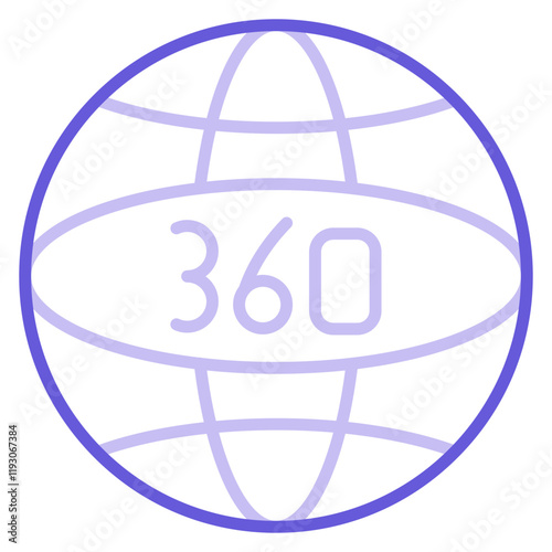 360 Degrees Icon