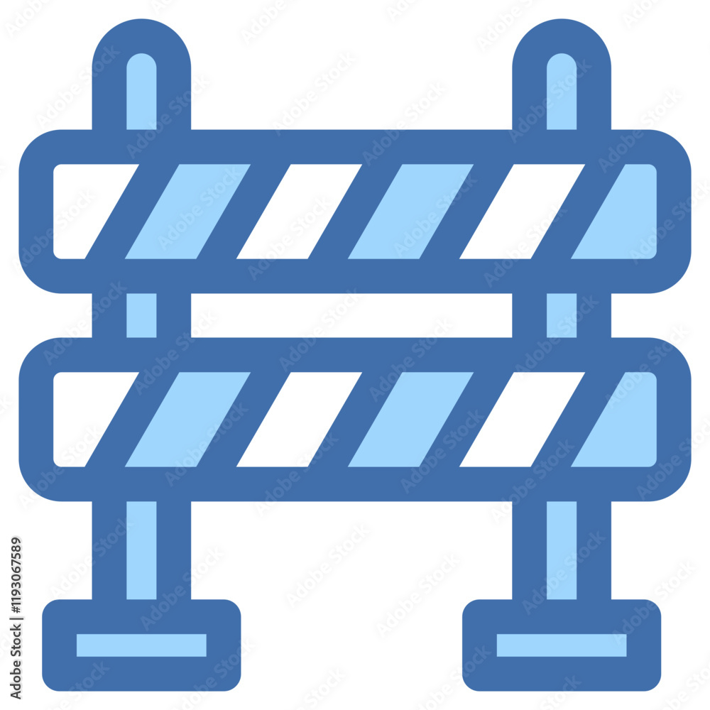 Obraz premium Roadblock Icon