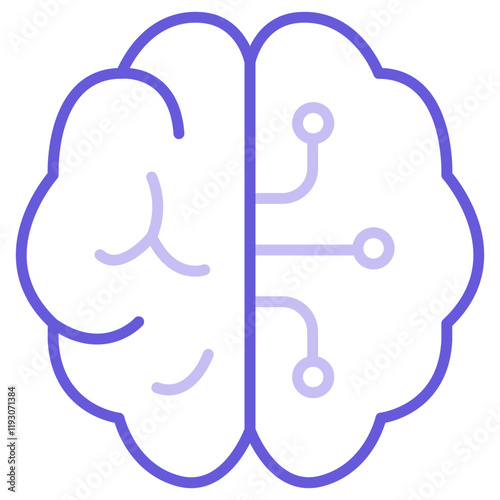 Brain Circuit Icon