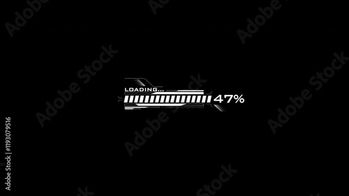 Colorful and Pastel Colored Loading Progress Bar Animation Background stock video stock video Downloading, Loading, Progress Bar, Animation - Moving Image, Retro Style 4K stock video