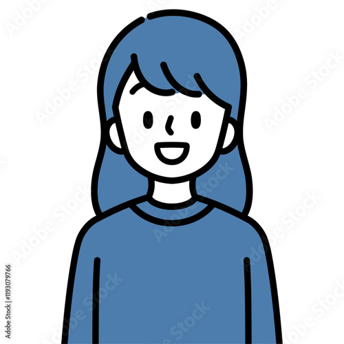 笑顔の女の子