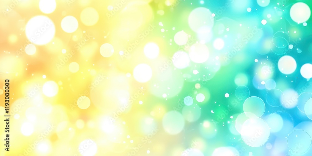 Bright yellow and green background with many small circles Bright yellow and green background with many small circles