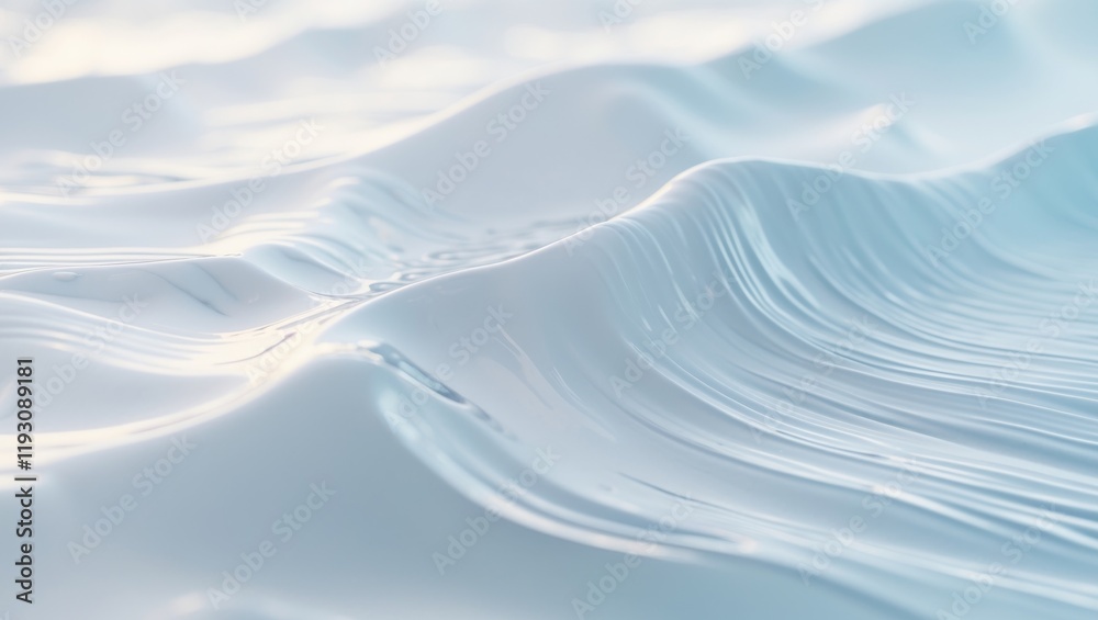 Obraz premium Tranquil water wave background for relaxation and design projects