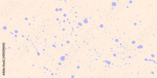 Pastel beige background with a dusty texture, noisy halftone, blue spray paint splashes, ink stains and realistic grunge. Paper grunge dusty stipple effect.