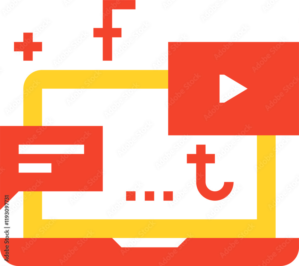 Obraz premium digital marketing icon