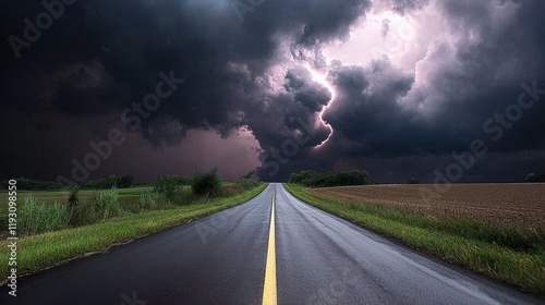 the road to storm photo