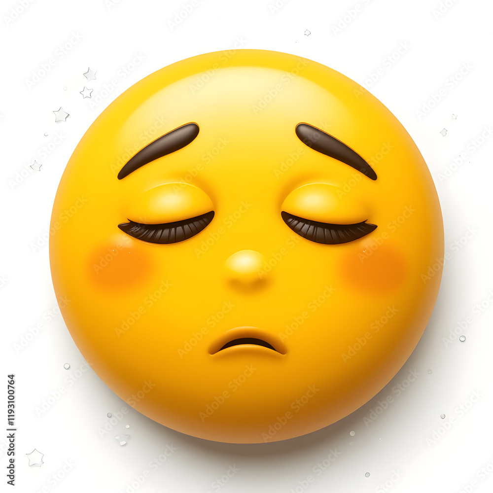 Fototapeta premium 3d smiley face emoji