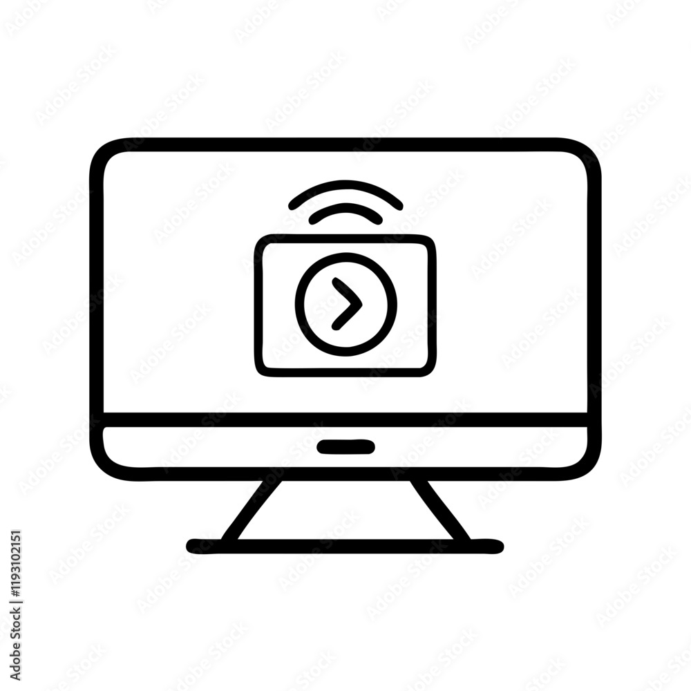 smart tv icon, smart tv line art - simple line art of smart tv, perfect for smart tv logos and icons and themed design smart tv icon, smart tv line art - simple line art of smart tv, perfect for smart tv logos and icons and themed design