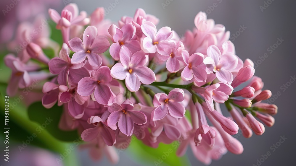 Beautiful lilac flowers in soft pink hues, representing spring and freshness, perfect for floral arrangements and romantic settings Beautiful lilac flowers in soft pink hues, representing spring and freshness, perfect for floral arrangements and romantic settings