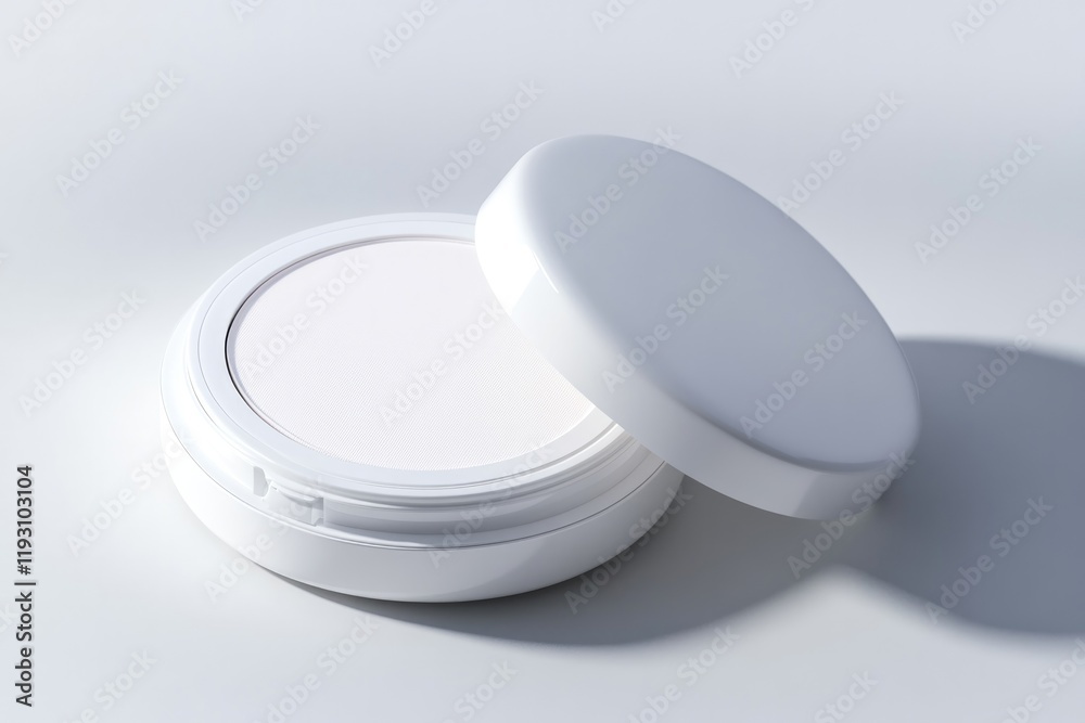 Minimalistic cosmetic container showcasing sleek design and smoo Minimalistic cosmetic container showcasing sleek design and smoo